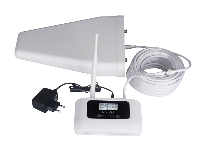 Signal Booster for 4G LTE/GSM 1800 MHz Nikrans LCD-150D